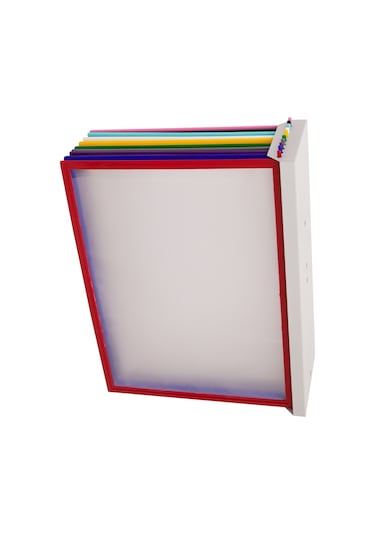 Şömiz Duvar Tipi 5'li Evrak Tutucu 5 Renk 130 Micron Poşet+Aparat