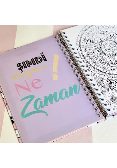 Sütü Çilekli Seni Sürekli Konuşan Ajanda-akademik Ajanda Planlayıcı Pembe