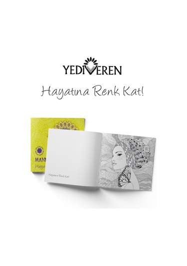 Mandala Büyükler Için Boyama Seti - 3 Kitap