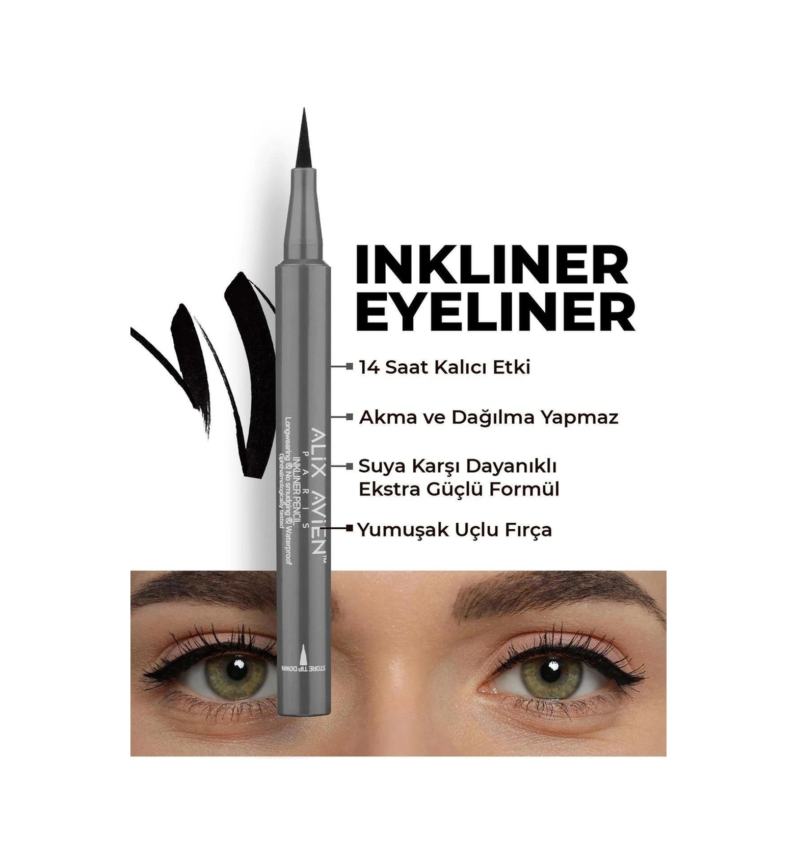 Alix Avien Yoğun Pigment Veren Kalıcı Işıltı Ve Parlaklık Sağlayan Dolgunlaştırıcı Simli Makyaj Seti