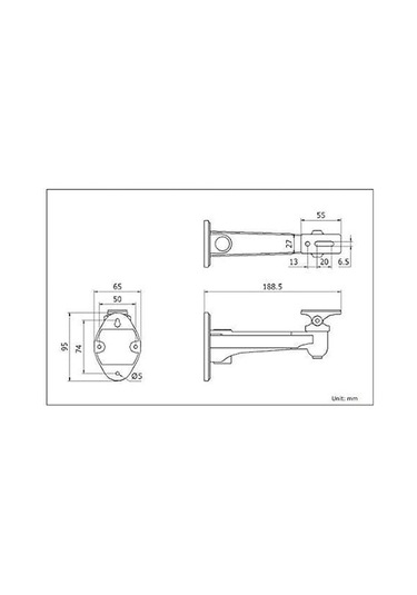 Ds-1212zj Bullet Kamera Duvar Montaj Braketi -825