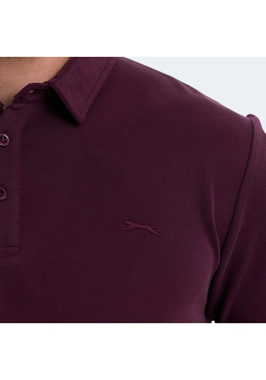 Slazenger KUGGA Erkek Tişört Mürdüm