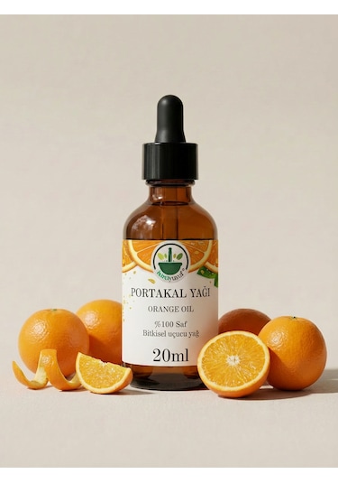 Portakal Uçucu Yağı Orange Essential Oil Sweet Orange Citrus Sinensis Saf Doğal 20 Ml 20 ML