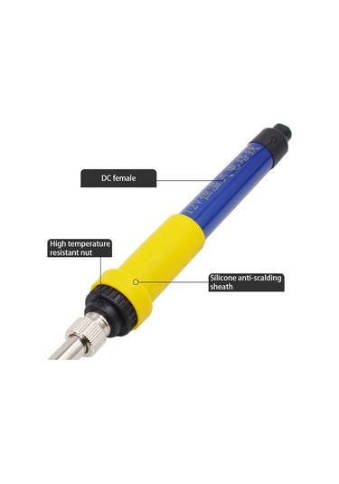 Dc 12v Taşınabilir Lehimleme Demiri Tamir Aletleri Timsah Cip İle