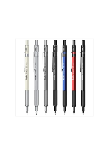 Scrikss Graph X Versatil Metal Kalem İsme Özel Lazer Baskılı 0.7 Mm-Antrasit