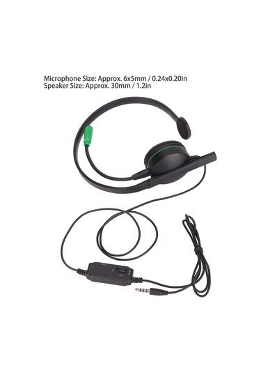 S481 Tek Taraflı Oyun Kulaklığı 3,5 Mm Stereo Kablolu Tek Kulaklı Kulaklık Mikrofon Ve Kablo İçi Kontrol İle Ps4 Ve Xbox One İçin