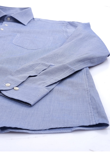 Giant Minimalist Uzun Kol Regular Fit Erkek Gömleği - Günlük & İş Koyu Mavi