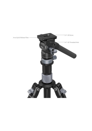 Smallrig 4221 Karbon Seyahat Video Tripod