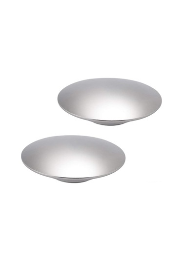 Moveevo 66mm Bakır Sink Stopper - Banyo Ve Mutfak İçin Pop-up Tıklama Tipi Suak Kapağı, Su Saklama Ve Akış Kontrolü Gümüş