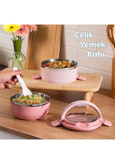 Porsima 66732-1 Stainless Steel Vakumlu Lunch Box Sefer Tası 1000 ML