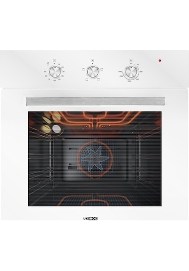 Ukinox Yoga - Felix 60 - Hawk Modern 60 Beyaz Ankastre Set