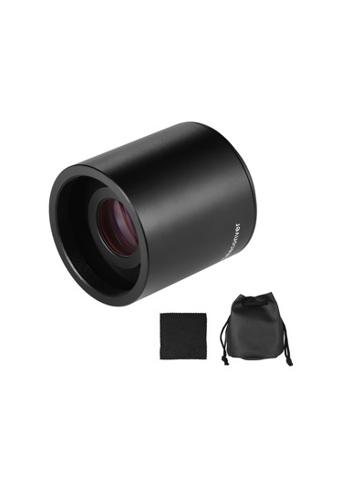 Youtek Andoer 2x Manuel Odak Telekonvertör Lens - 650-1300mm, 500mm, 420-800mm T Bağlantılı Lensler İçin - Keskin Uzak Görüntüler - Metal Ve Cam Yapı