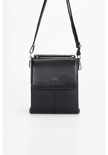 Tamer Tanca Erkek Hakiki Deri Siyah El Çantası 995 230201 Erk Canta Sk23/24 Sıyah Siyah