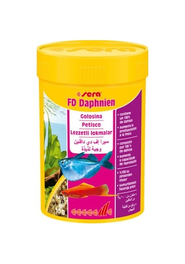 Sera Fd Daphnia 100 ML 10 G Su Piresi