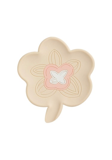 Banyo İnfüzyonlu Silikon Sabunluk Ev Tipi Kaymaz Sabun Drenaj Tutucu Bej