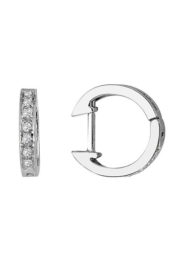 Sirius Pırlanta Taşlı Küçük Halka Küpe  0805E0007