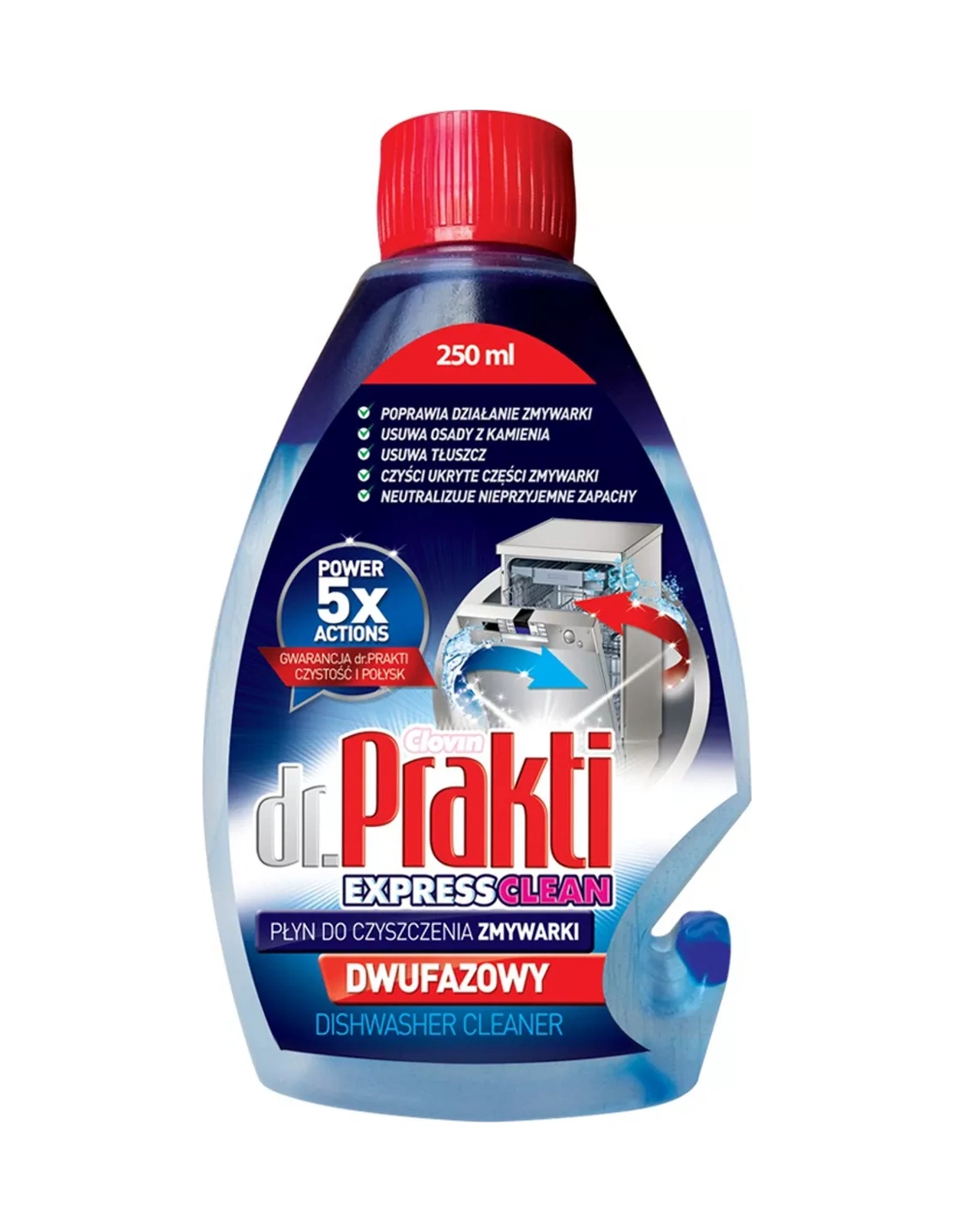 Clovin Bulaşık Makinesi Temizleyici Çift Fazlı, 2 Adet 250 Ml 186971819
