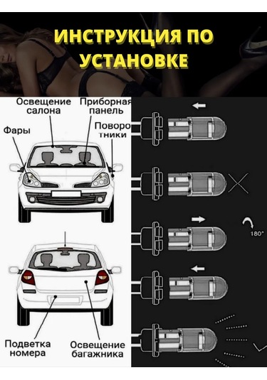 Xeleton W5w T10 Led Otomobil Lambaları 5 Adet 141677796