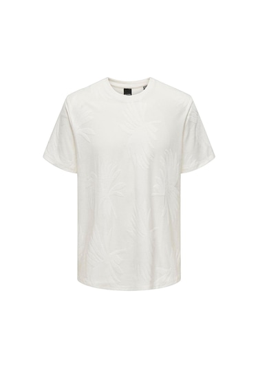 Only & Sons Erkek T Shirt 22029457 Ekru