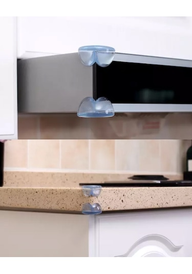 Portakal Safety Şeffaf Köşe Koruyucu 4'lü Çok Renkli