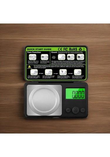 Willowhaven 2025 Yeni 0.001g Hassas Mini Dijital Terazi 1.76oz Kuyumcu Tarti