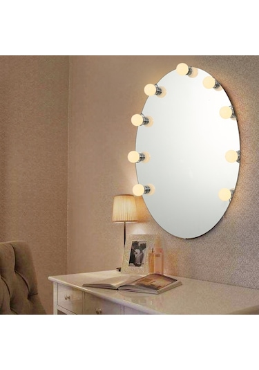 Powermaster 10 Lu Led Ampul Lü Usb Makyaj Aynası Işığı Pm-7316