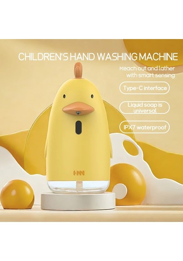 Otomatik Sabunluk Usb Şarj Sevimli Karikatür Tarzı Fotoselli Diğer