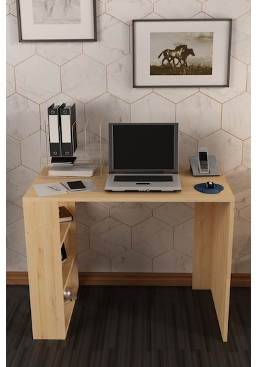 Bej Safir Meşe Çalışma Masası Safir Meşe