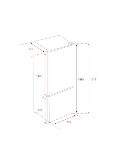 Teka RBF 78725 SS 481 L Kombi Tipi No-Frost Buzdolabı