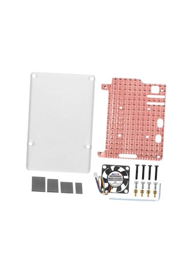 Suntek Pi 5b Soğutma Dizüstü Bilgisayarı Için Bakır Fanlı