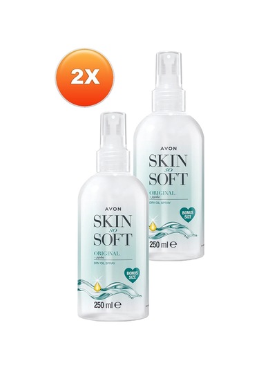 Avon Skin So Soft Kuru Yağ Vücut Spreyi 2 x 250 ML
