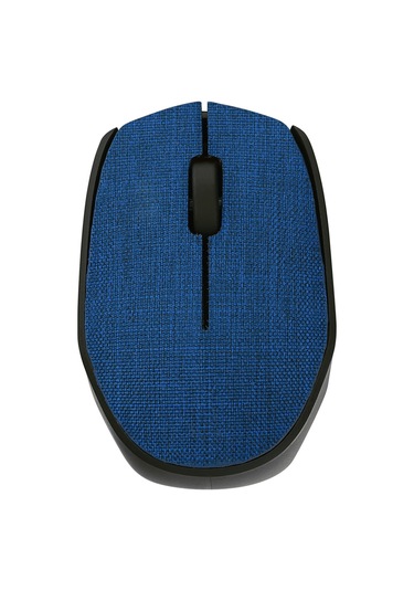 Mavi Kablosuz Usb 2.4ghz Terletmez Kumaş Fabric Yüzey 1.200dpi Hafif Kablosuz Mouse Diğer