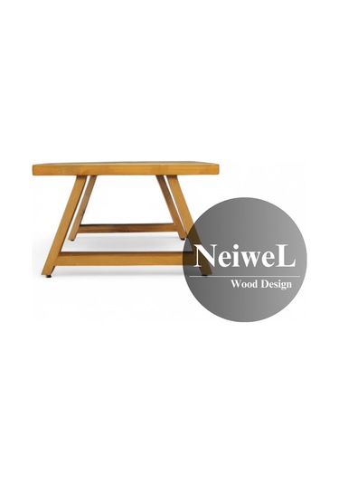 Neiwel Didim Doğal Ahşap Sehpa-70-160 Açık Ceviz