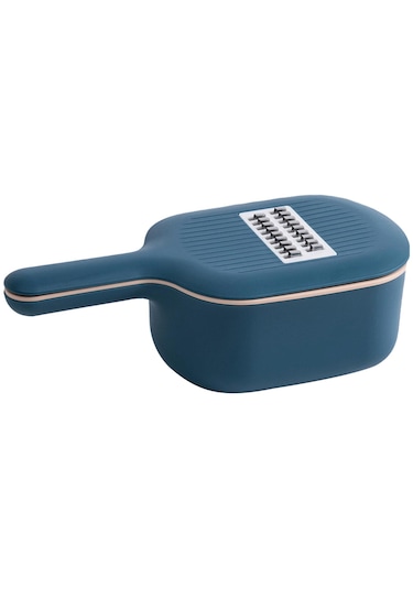 Suntek Tahliye Sepetli Çok Fonksiyonlu Sebze Kesici Mavi Mavi Diğer