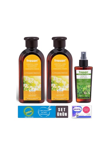 Tresan Papatya Şampuanı 300 ML + Canlandırıcı Saç Toniği