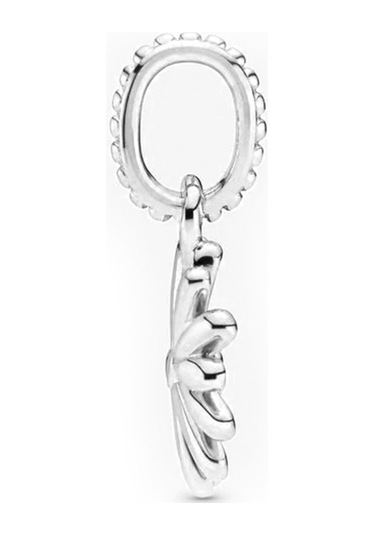 Nur Silver Pembe Detay Papatya Gümüş Charm Nur-bl00346