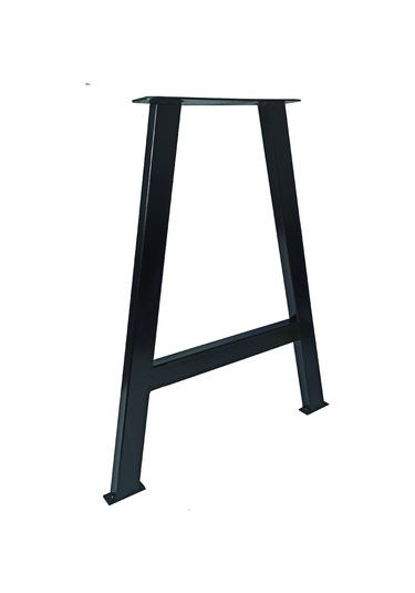 Bin1Fırsatt Masa Ayağı Ahşap Masif Kütük Çalışma Yemek Masası Metal A Ayak