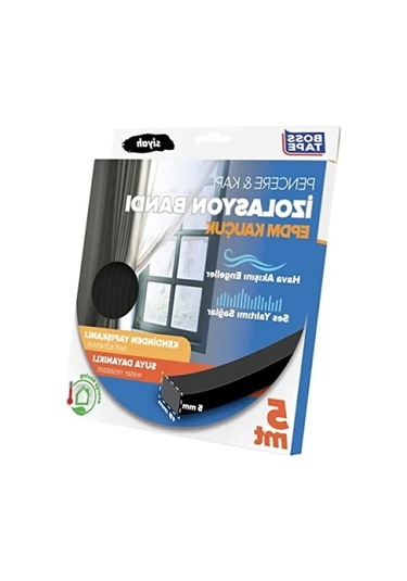 Epdm Kauçuk Pencere Ve Kapı İzolasyon Bandı - 5mm X 15mm X 5mt 0.05 M