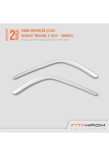 Renault Megane 4 Krom Hoparlör Çıtası 2 Parça 2022 Ve Üzeri Yeni Hb-sd
