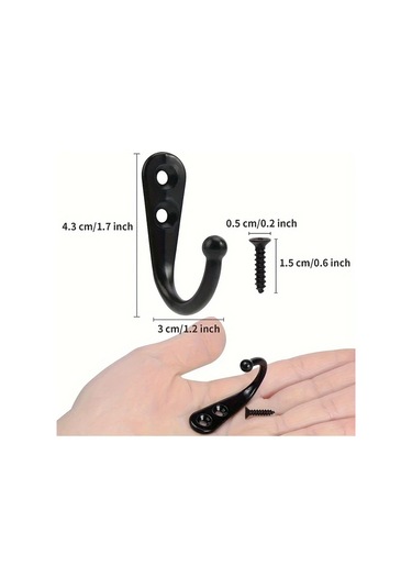 Elmpaly 5 Adet Sarı Duvar Askılığı Ceket Havlu Çanta Kapı Kancaları Mutfak Banyo Sarı