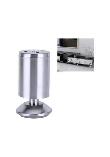 Sones Paslanmaz Çelik Tel Çekme Kalınlaştırılmış Sütun Kanepe Mobilya Dolap Ayağı, Yükseklik: 100mm