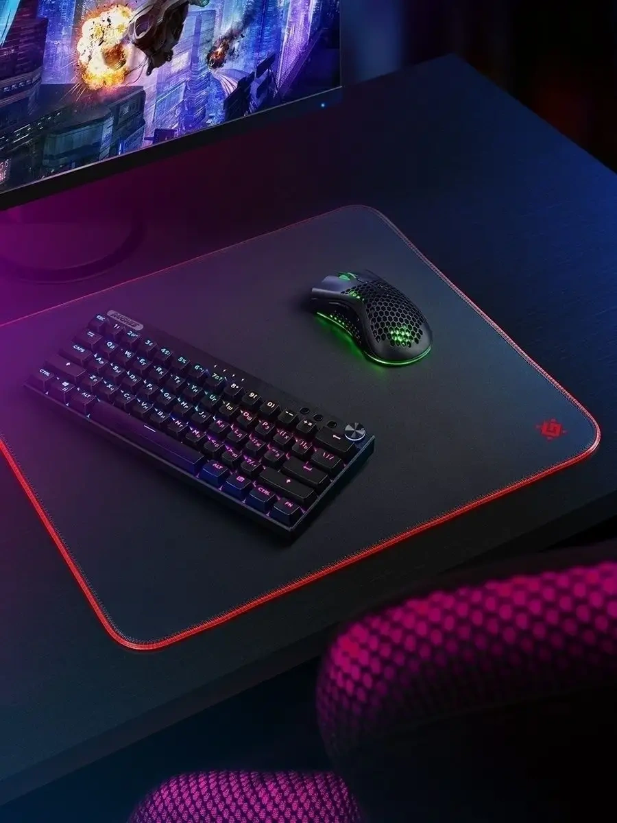 Defender Oyun Mouse Pad Black Xxl, 400x355x3 Mm 5540437