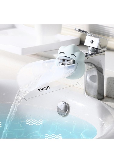 Suntek Lavabo Genişletici Banyo Bacalı Yıkama Yardımcısı Açık Mavi