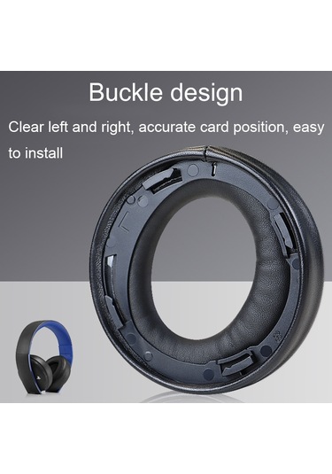 Sony Cechya-0090 Jel Kulaklık Sünger Kapağı Kulaklıklar Kulaklık Kılıfı Siyah