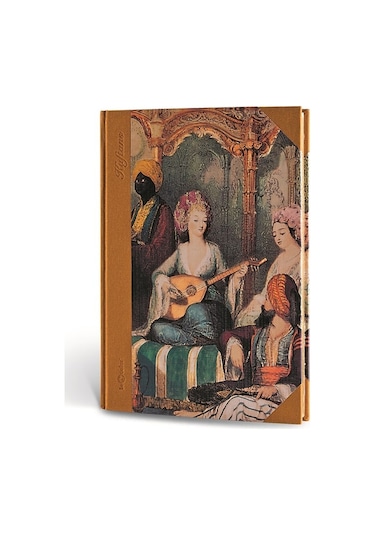 Osmanlı Kaftan Journal Çizgili Fasıl Kahverengi