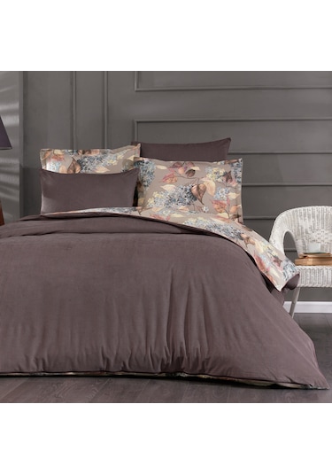 Schafer Home Premium Comfort Çift Kişilik Nevresim Takımı 6 Parça-mor Mor