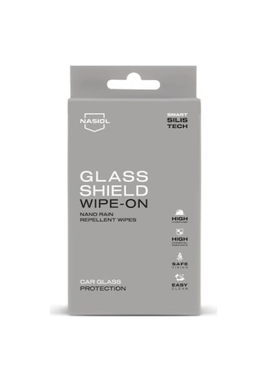 Nasiol Glasshield Wipe-on Nano Yağmur Kaydırıcı Mendil