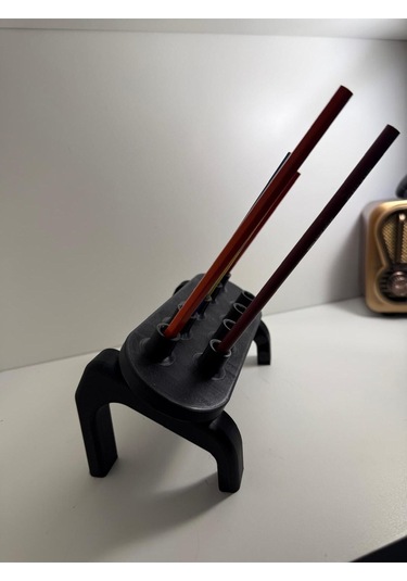 Kalem Standı Kalemlik Ressam Kalemlik Stand Siyah