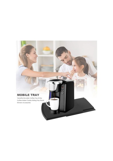 Dinosaurs Hareketli Kahve Tepsisi 25 Lbs Kahve Makinesi Caddy Kayar Tepsi Standı 1 Adet