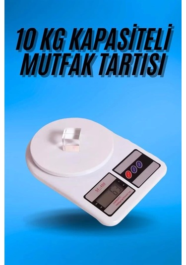 Dijital Hassas 10 Kg Mutfak Terazisi Tartısı Lcd Ekran Mutfak Tartısı Çok Renkli